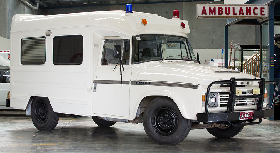 AV Chas Martin OAM Museum ambulance vehicle